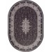 Иранский ковер Farsi 1200 247 Темно-серый овал